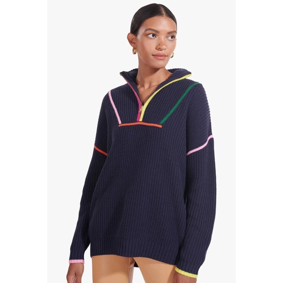 Staud Hampton Mock Neck Sweater, Size M - Picture 2 of 8